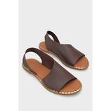 Capone Outfitters Emlynn Kadın Sandalet - Kahve