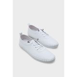Capone Outfitters Fina Hakiki Deri Soft Konfor Tabanlı Kadın Sneaker