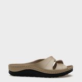 Capone Outfitters Janel 107042 Kadın Terlik - Altın