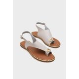 Capone Outfitters Janot Kadın Sandalet - Bej