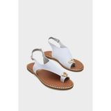 Capone Outfitters Janot Kadın Sandalet - Beyaz
