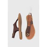 Capone Outfitters Janot Kadın Sandalet - Kahve