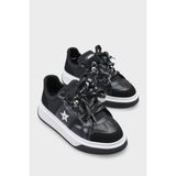 Capone Outfitters Kadın Sneaker Spor Ayakkabı - Cilt Siyah