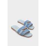Capone Outfitters Laila Kadın Terlik - Kot Mavi