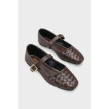 Capone Outfitters Lynette Bantlı Kadın Babet - Kahve