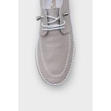 Capone Outfitters Michele Hakiki Deri Soft Konfor Tabanlı Kadın Sneaker - Açık Vizon