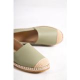 Capone Outfitters Pasarella Cilt Kadın Espadril