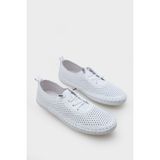 Capone Outfitters Rubia Hakiki Deri Soft Konfor Tabanlı Kadın Sneaker - Beyaz