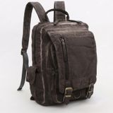 Cappadocia Vintage Celsus 4013 Vintage Kanvas Sırt Çantası, 15,6 İnç Laptop Bölmeli, Çok Cepli Seyahat ve Günlük Kullanım Çantası (Kahverengi)