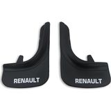 Cappafe Renault Paçalık Tozluk Çamurluk Seti 2 Parça Renault Yazılı Mat Siyah Tüm Modellere Uyumlu