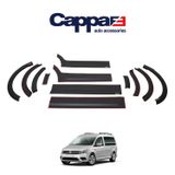 Cappafe Volkswagen Caddy Dodik Seti Uv Katkılı Abs U.ş. Çift Sürgülü Mat Siyah 12 Parça 2010-2015