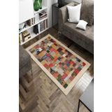 CAPPİO HALI Dijital Baskılı Makinada Yıkanabilir Salon Halısı Mutfak Halısı Yolluk Halısı - Cp1626
