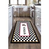 CAPPİO HALI Kitchen Yazılı Mutfak Halısı (makinada Yıkanabilir Kaymaz Dot Taban) - Cp1122