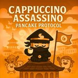 Cappuccino Assassino: Pancake Protocol: A Funny Food Fight Adventure with Pancakes, Ninjas, and a Brave Cappuccino Hero – Perfect for Kids Who Love Action, Breakfast, and Laugh-Out-Loud Stories