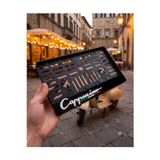 Cappuccino İsme Özel Kabartmalı Lüks Pleksi Plakalık Motor