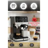 Cappuccino Latte Espresso 20 Bar 1.5L Profesyonel Otomatik Espresso Makinesi SCM-2996Pro