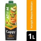 Cappy Atom Ballı; Karışık Meyve Suyu Karton Kutu 1 L - 1 lt