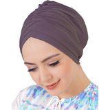 Çapraz 3 Bantlı Çift Taraflı Bone Deniz Bonesi - Mürdüm - Standart