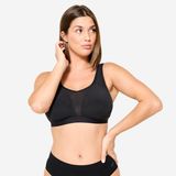 Çapraz Askılı Sporcu Sütyeni - Yüksek Destek - Siyah Decathlon