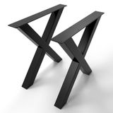 Çapraz Masa Ayağı Metal Masa Ayağı Mutfak Masası Ayağı 1 Takım 72x60 cm