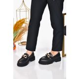 CAPRİ MODA Kadın Kalın Taban Loafer Makosen Ayakkabı