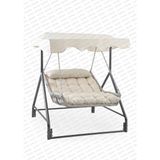Capri Swing Capri Bed Rattan Bahçe Salıncağı | Balkon Salıncağı - Kırık Beyaz