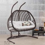 Capri Swing Oylat Ciftli Rattan Bahce Salincagi | Balkon Salincagi