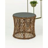 Capri Swing Pisa Tekli Rattan Balkon Oturma Grubu Acik Kahve 703