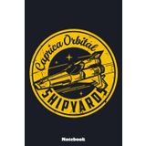 Caprica Orbital Shipyards Notebook: Notebook, planner, journal, organiser, bullet journal, sketchbook_ 6x9 inches, 120 dotted pages