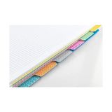 Capricorn Neon Serisi, A4, 7 Konulu (5 Kareli, 2 Çizgili) 210 Yaprak Pp Kapaklı Spiralli Defter, Pembe - Standart
