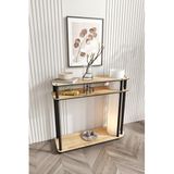 CAPRIO Dresuar Lambader – 85 cm Yükseklik, 30x90 cm Geniş Fonksiyonel Yüzey, Ahşap Görünümlü Modern Aydınlatma Ünitesi, E27 Duy Uyumlu, LED Ampul ile Kullanılabilir, Göz Yormayan Işık (Mese)