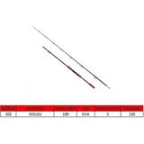 Captain 1498 150 gr Atar Shirasu Boat 2 Parça Solid Tekne Kamışı