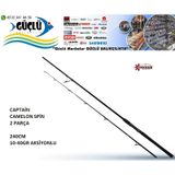 Captain 1502 10-40 gr 240 cm 2 Parça Camelon Spın Kamış