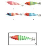 Captain 3004 8 cm 3 Zebra Squid Kalamar Zokası