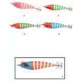 Captain 3004 8 cm 5 Zebra Squid Kalamar Zokası