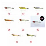 Captain 3016 8 cm Fukado Squid Işıklı Kalamar Zokası