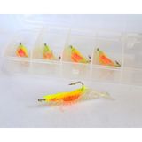 Captain 3062 Silikon Karides 5.5cm Suni Yem 5'li Kutu Renk:02 - 5,5cm - No: 02
