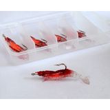 Captain 3062 Silikon Karides 5.5cm Suni Yem 5'li Kutu Renk:03 - 5,5cm - Renkli