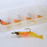 Captain 3062 Silikon Karides 5.5cm Suni Yem 5'li Kutu Renk:06