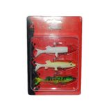 Captain 3068 10 cm Pluse Soft Turna Silikonu 3'lü Mix Set Suni Yem