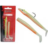 Captain 3071 Ultimate Sardine 12CM 21GR Sandeel Levrek Silikonu 2'li Suni Yem - No:1