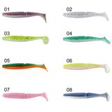 Captain 3516 Pukka Shad 9cm 7gr Levrek Silikonu 5'li Paket Suni Yem 04