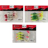 Captain 3559 Pencil Soft 10CM 12.5gr 3'lü Paket Silikon Yem - No:4