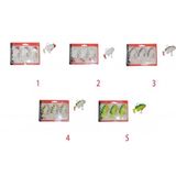 Captain 3563 1075 FD Orient Soft 9 cm Levrek Silikonu 3'lü Set Suni Balık