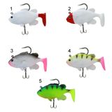 Captain 3563 Orient Soft 9 cm 3 Levrek Silikonu 3'lü Suni Balık