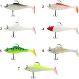 Captain 3567 Cracker Soft 10CM Levrek Turna Silikonu 3lü Set Suni Balık - Seçenek: 2