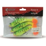Captain 3568 12 cm 3'lü Pk Color:5 Cracker Soft yem