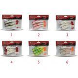 Captain 3568 Cracker Soft 12CM Levrek Turna Silikonu 3'lü Set Suni Balık - 4