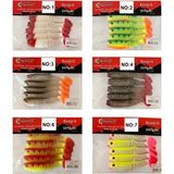 Captain 3569 Style Soft 10CM 10.3gr Silikon Yem 5'li Paket - No:2