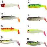 Captain 3569 Style Soft 10CM 10GR Levrek Turna Silikonu 5'li Paket Silikon Yem - No:2